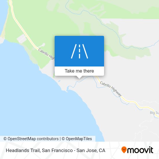Mapa de Headlands Trail