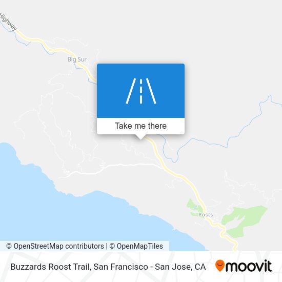 Mapa de Buzzards Roost Trail