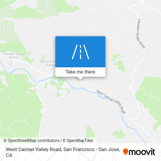 Mapa de West Carmel Valley Road