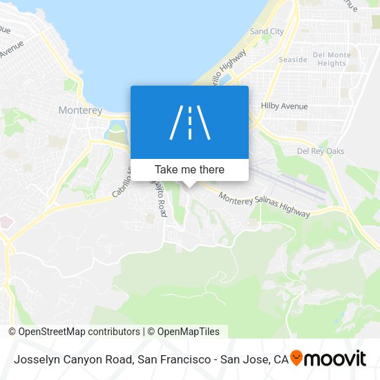 Mapa de Josselyn Canyon Road