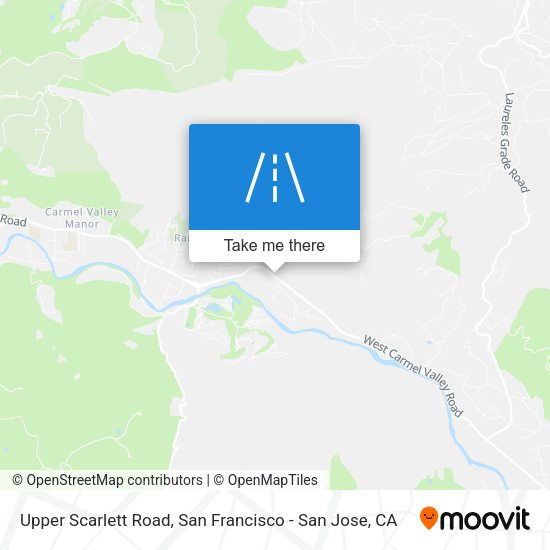 Mapa de Upper Scarlett Road