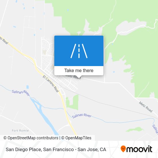 San Diego Place map