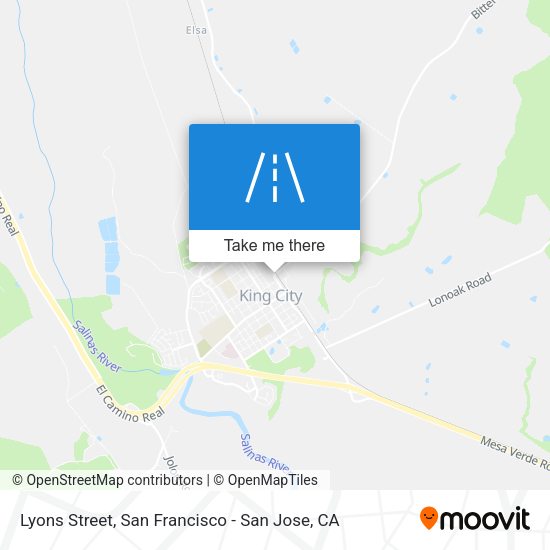 Mapa de Lyons Street