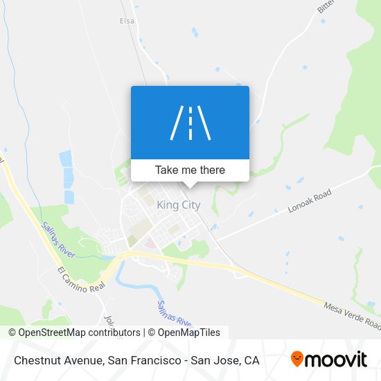 Mapa de Chestnut Avenue