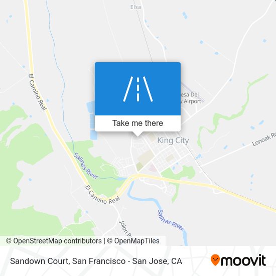 Mapa de Sandown Court