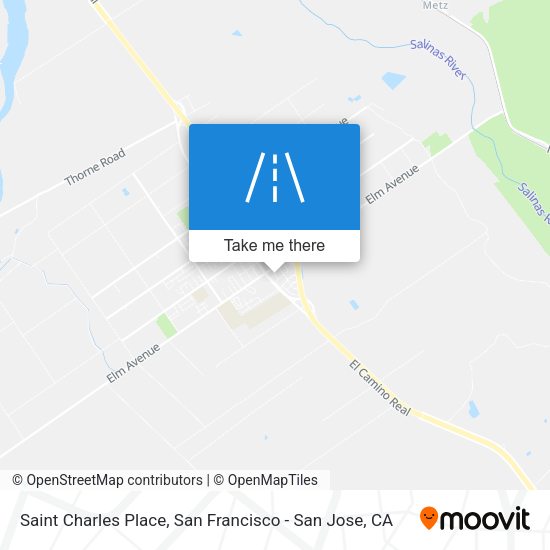 Saint Charles Place map