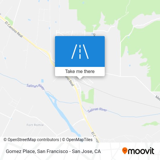 Mapa de Gomez Place