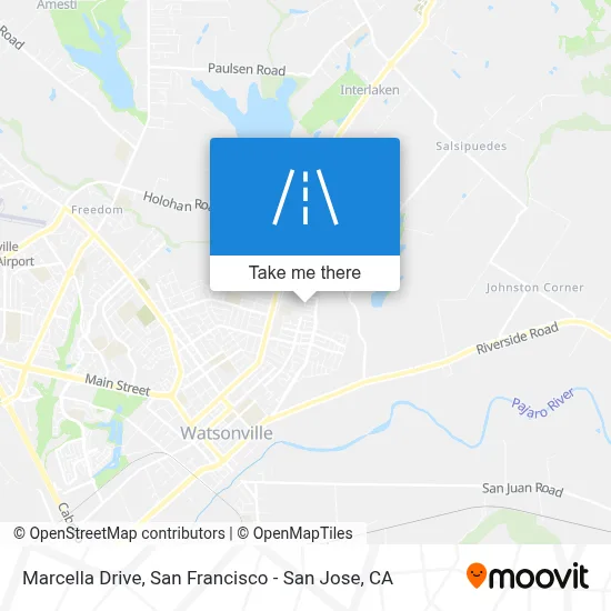 Marcella Drive map