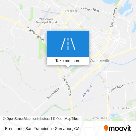 Mapa de Bree Lane