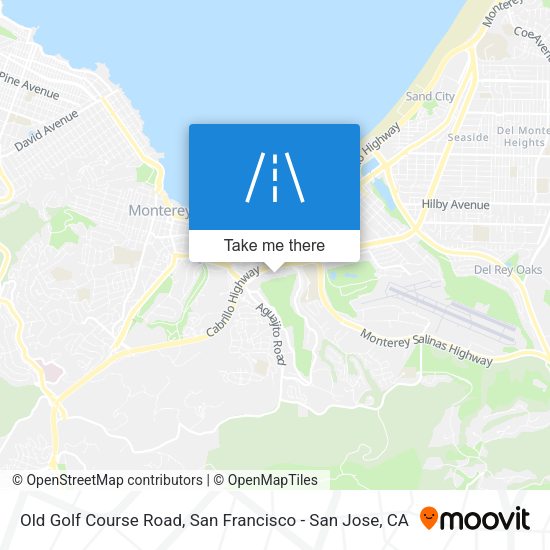 Old Golf Course Road map