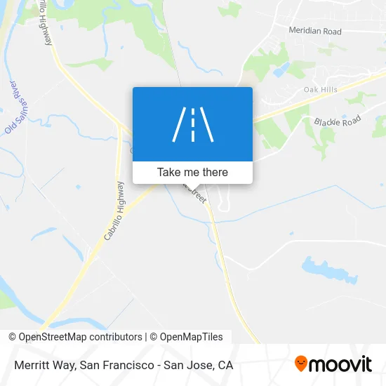 Merritt Way map