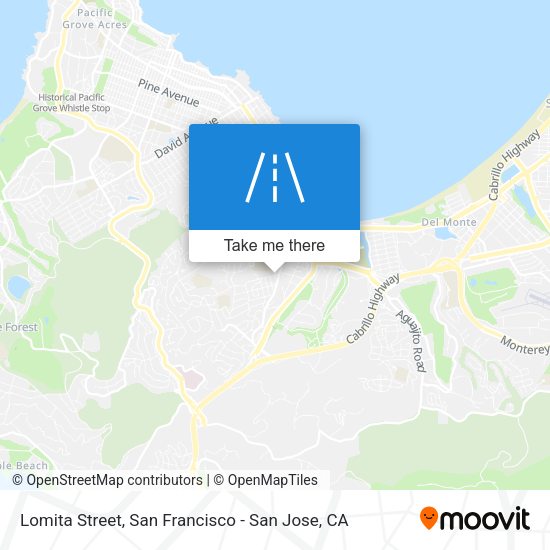 Mapa de Lomita Street