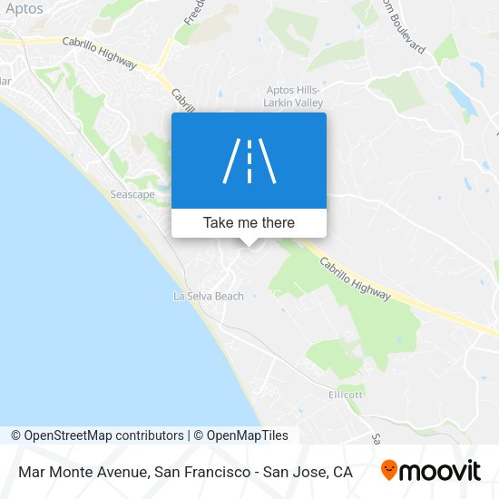 Mar Monte Avenue map