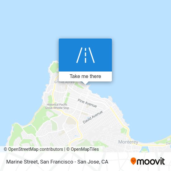 Marine Street map