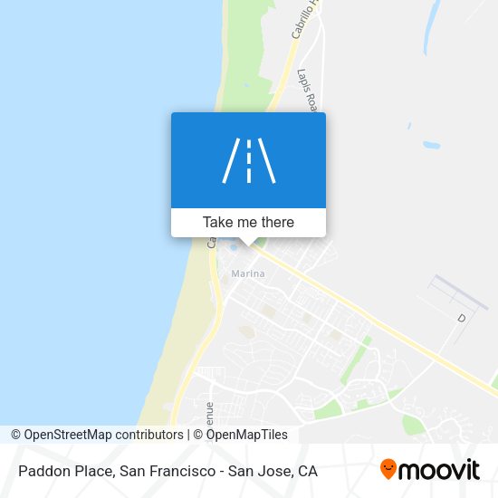 Mapa de Paddon Place