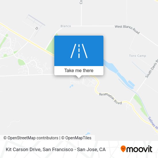 Mapa de Kit Carson Drive
