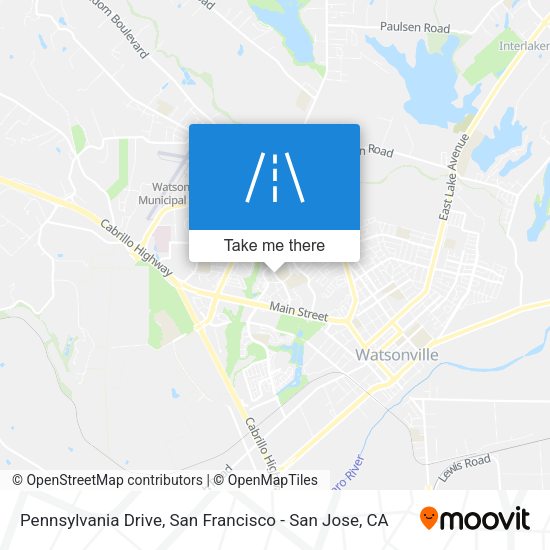 Pennsylvania Drive map