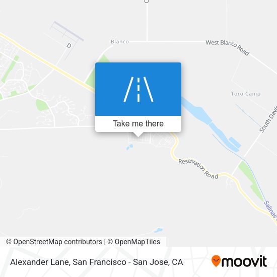 Mapa de Alexander Lane