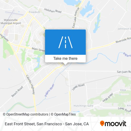 Mapa de East Front Street