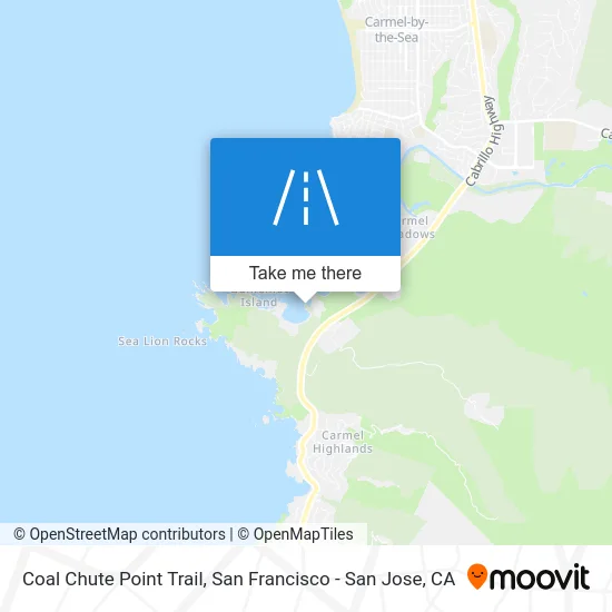 Coal Chute Point Trail map