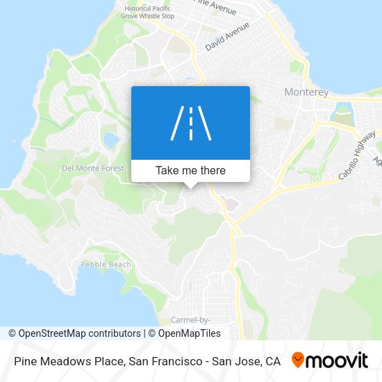 Mapa de Pine Meadows Place