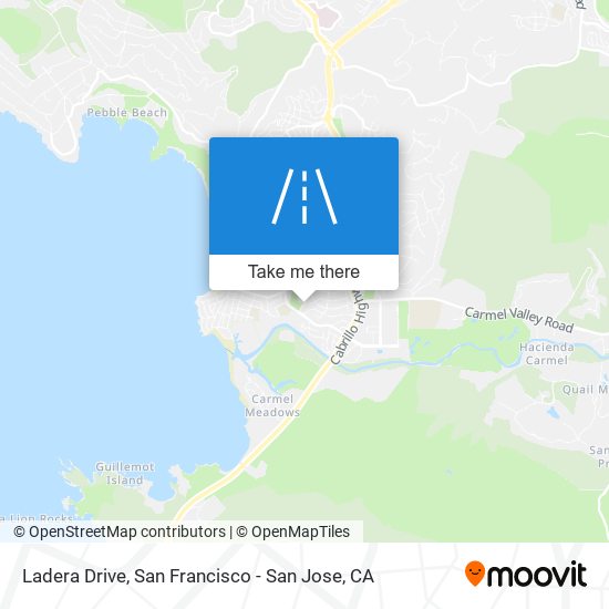 Ladera Drive map