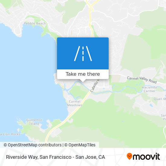 Mapa de Riverside Way