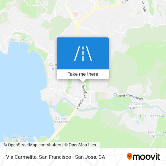Mapa de Via Carmelita