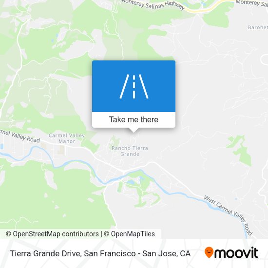 Tierra Grande Drive map