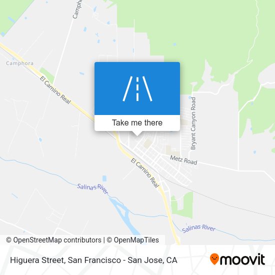 Mapa de Higuera Street