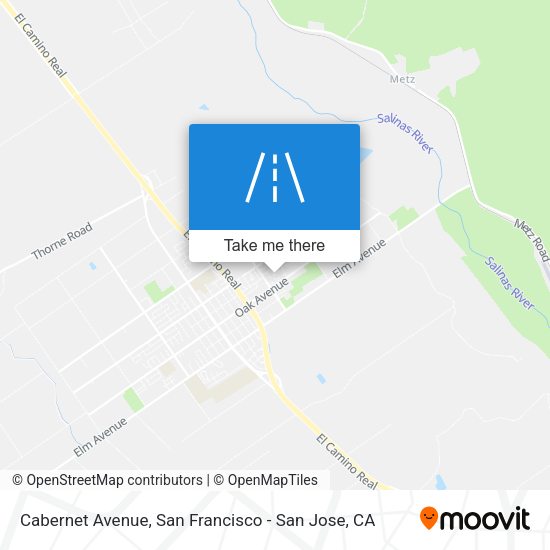 Cabernet Avenue map