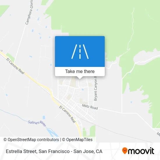 Estrella Street map