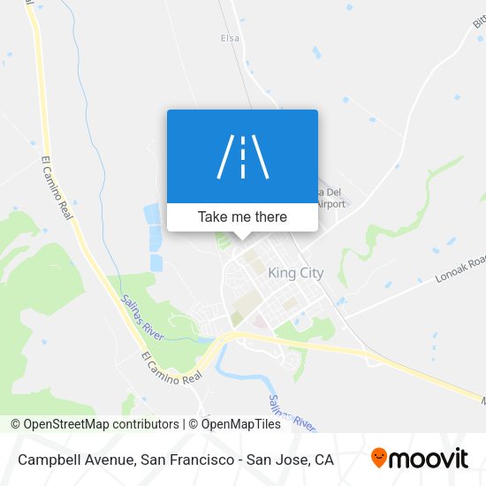 Campbell Avenue map