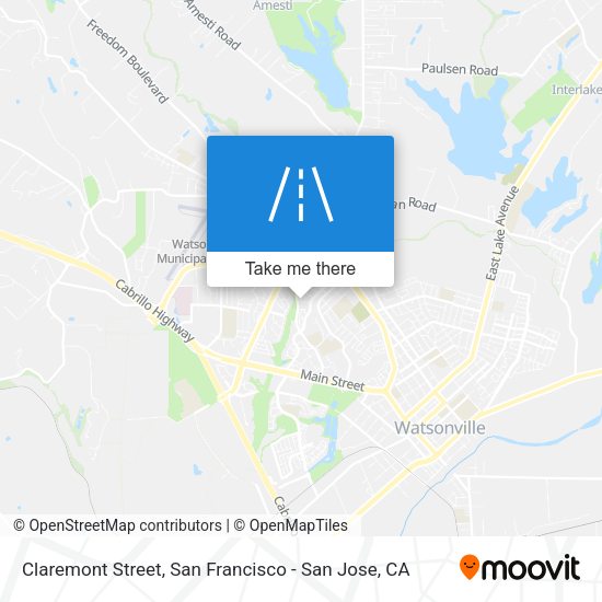 Mapa de Claremont Street