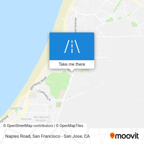Mapa de Naples Road