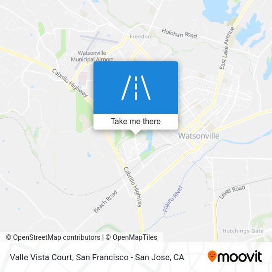 Mapa de Valle Vista Court
