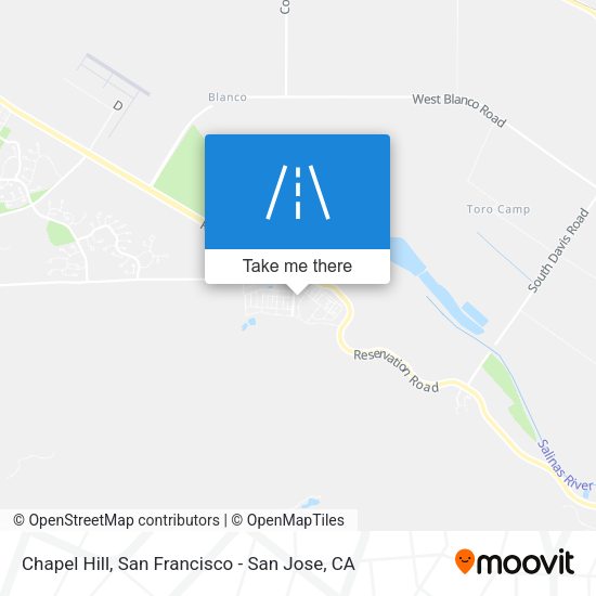 Mapa de Chapel Hill
