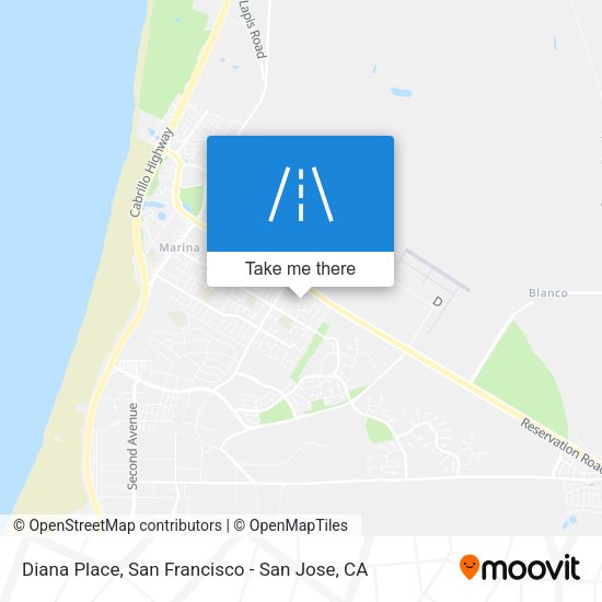 Mapa de Diana Place