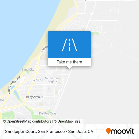 Mapa de Sandpiper Court
