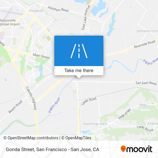 Mapa de Gonda Street