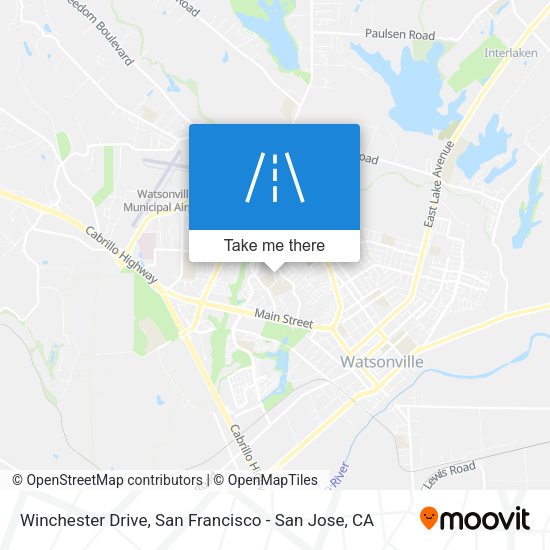 Winchester Drive map