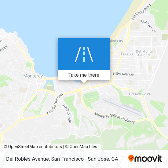 Mapa de Del Robles Avenue