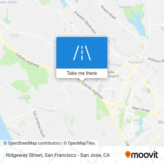 Mapa de Ridgeway Street