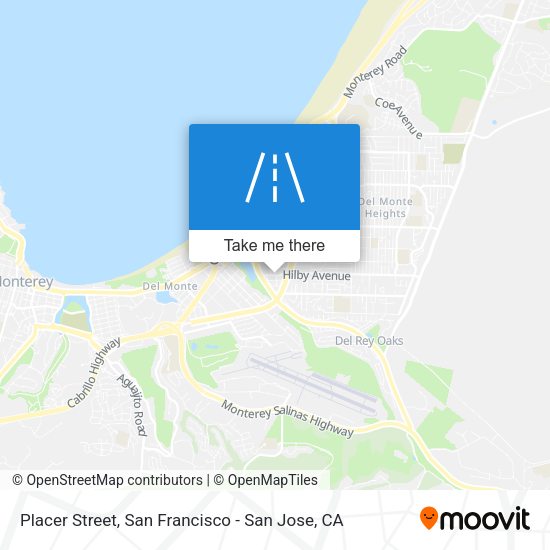 Mapa de Placer Street