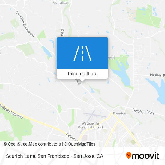 Scurich Lane map