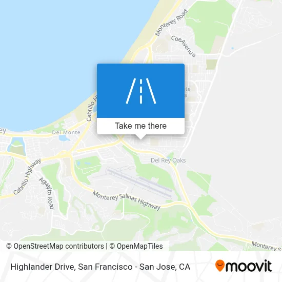 Highlander Drive map