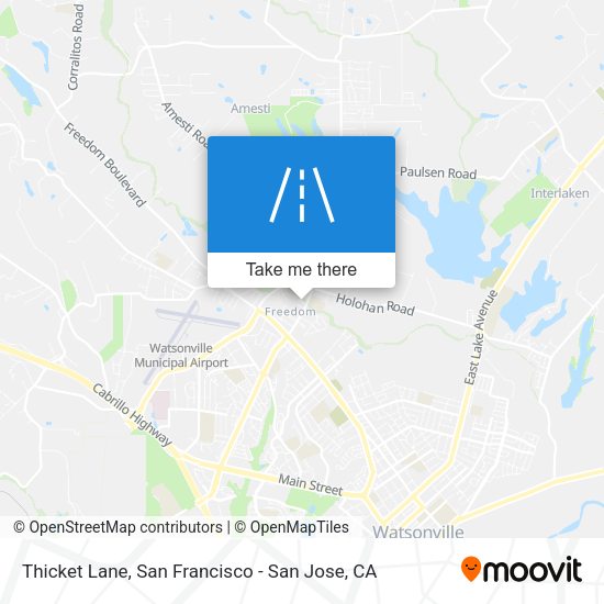 Thicket Lane map