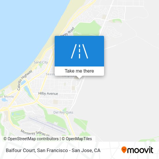 Mapa de Balfour Court