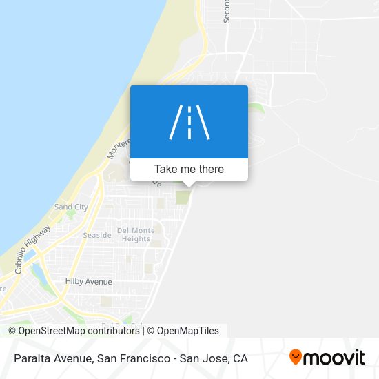 Mapa de Paralta Avenue