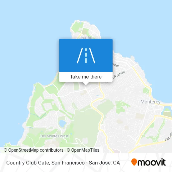 Country Club Gate map